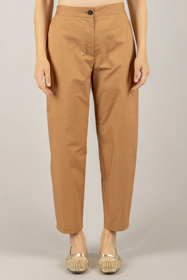 VICOLO - TD2681 - PANTALONE CARROT CAMMELLO