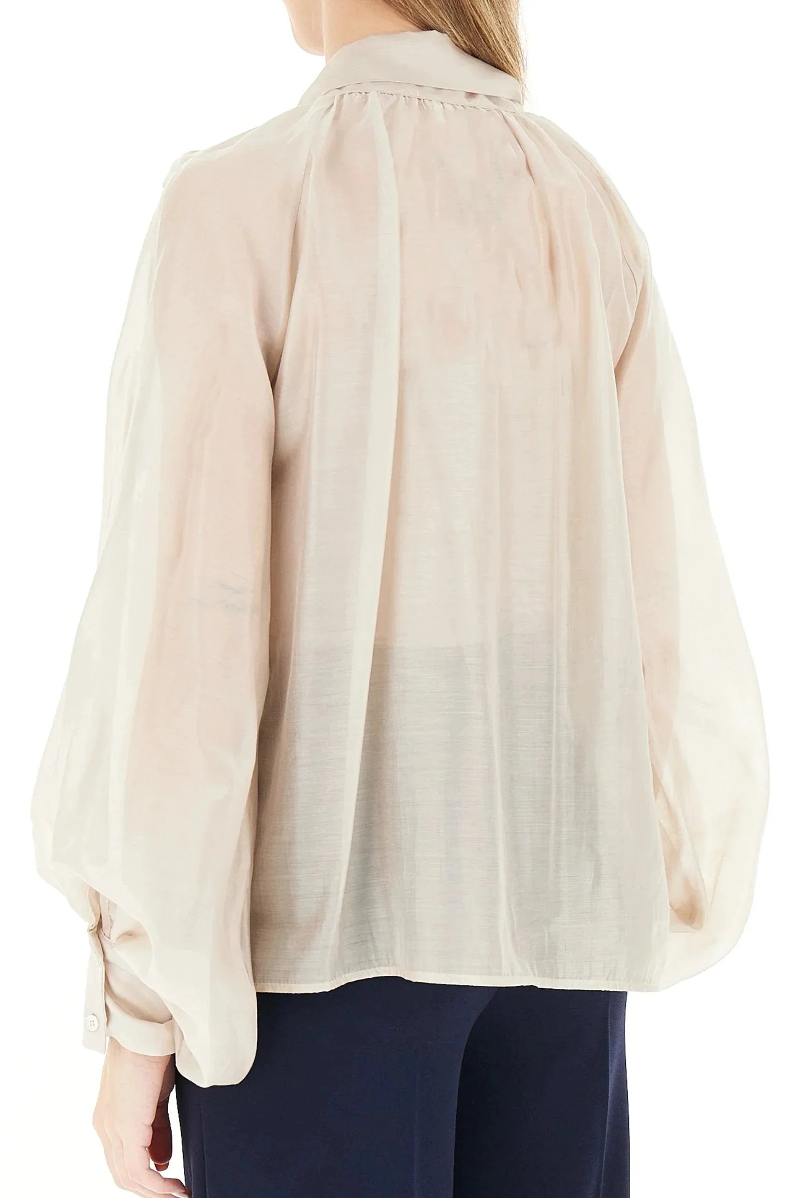 Blusa con fiocco TAB0210 BEIGE
