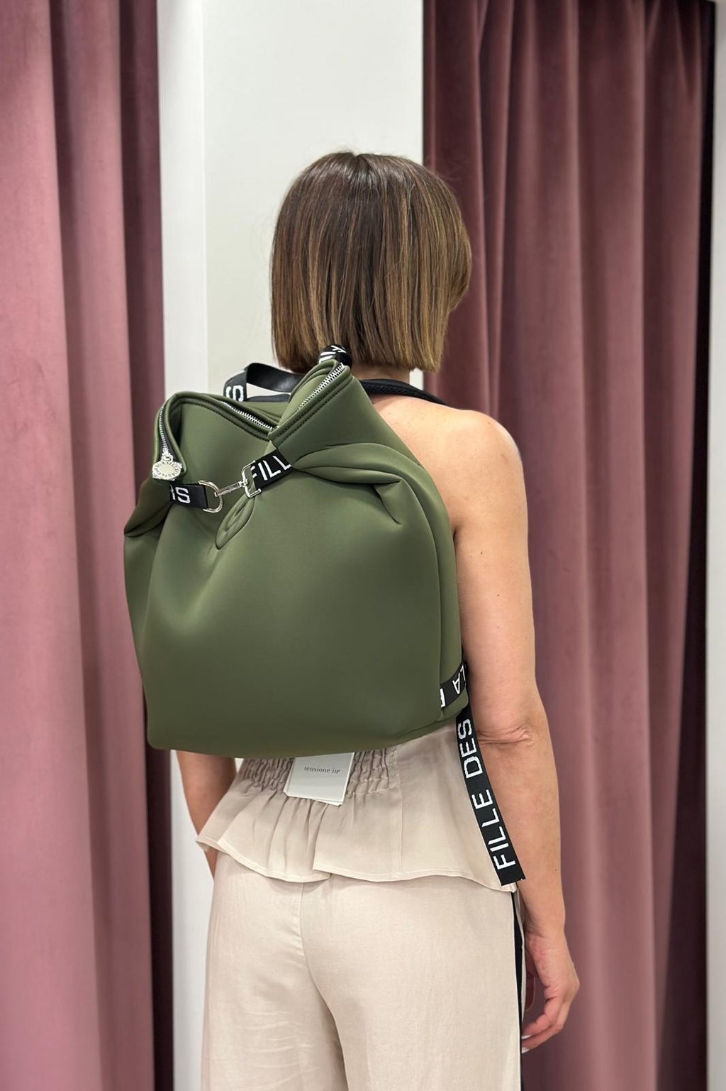 ZAINO AMBRE TEKNO FABRIC VERDE