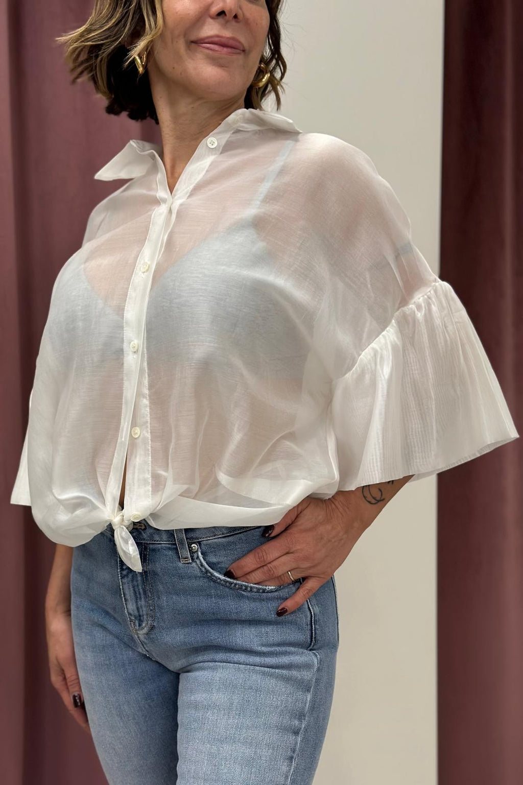 CAMICIA TAB1858 VICOLO BURRO