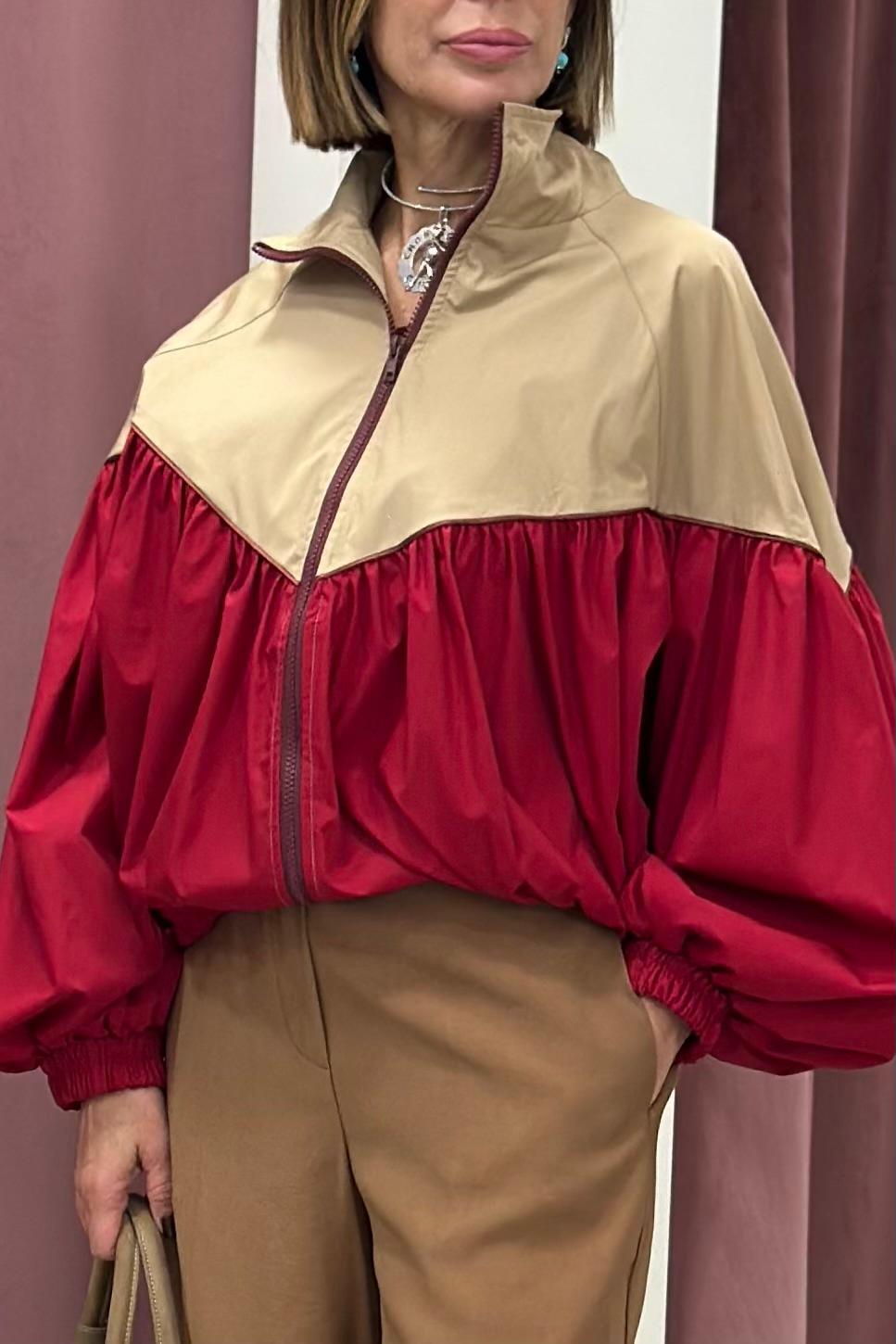 Tensione In - Bomber bicolore Art. 38967