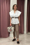 CAMICIA BIANCA OVER CMA-Q019