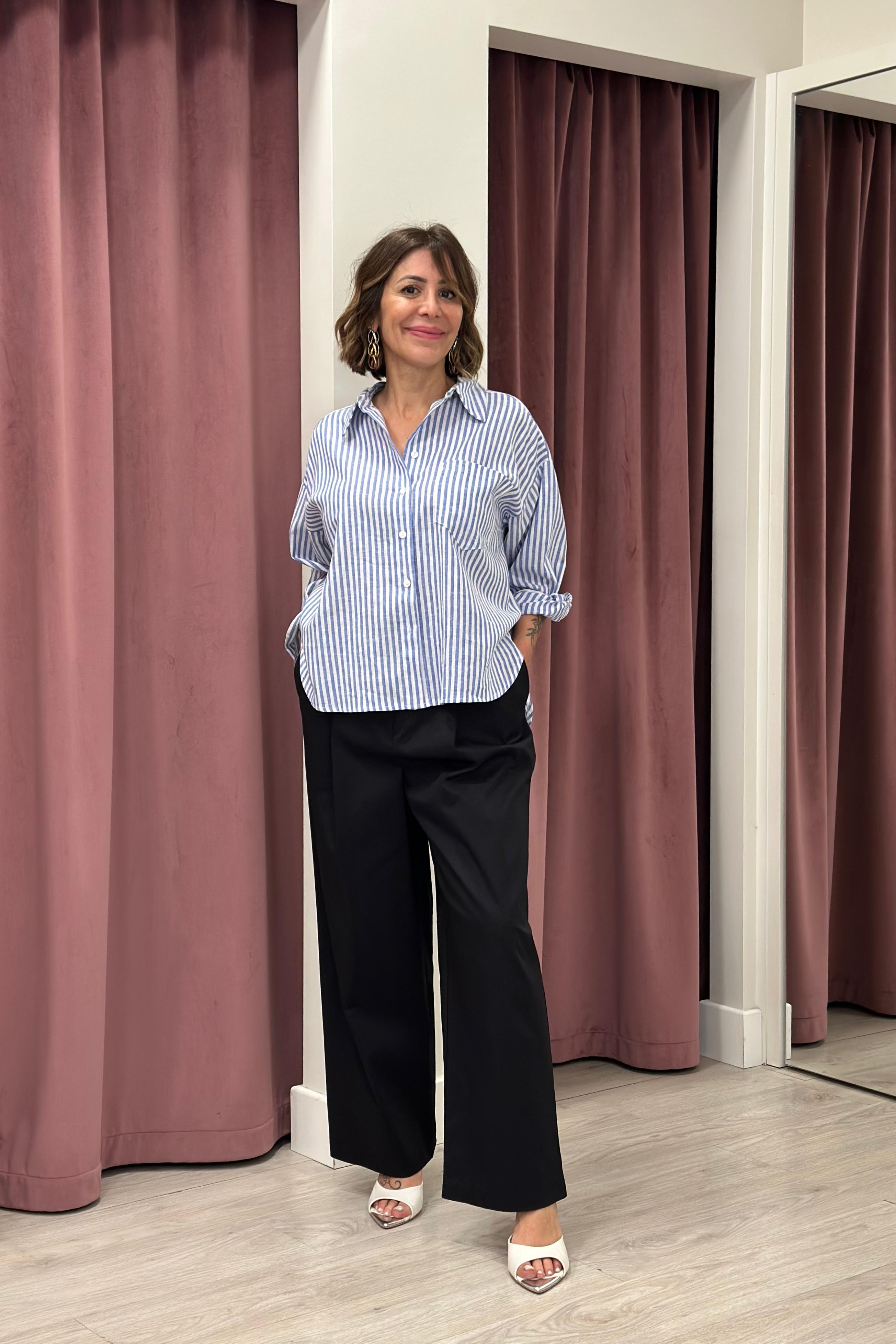 Tensione In - Pantalone con pinces Art. PT44CT-PE26/26P4516 NERO