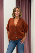 Cardigan scollo a V VICOLO  COCCIO