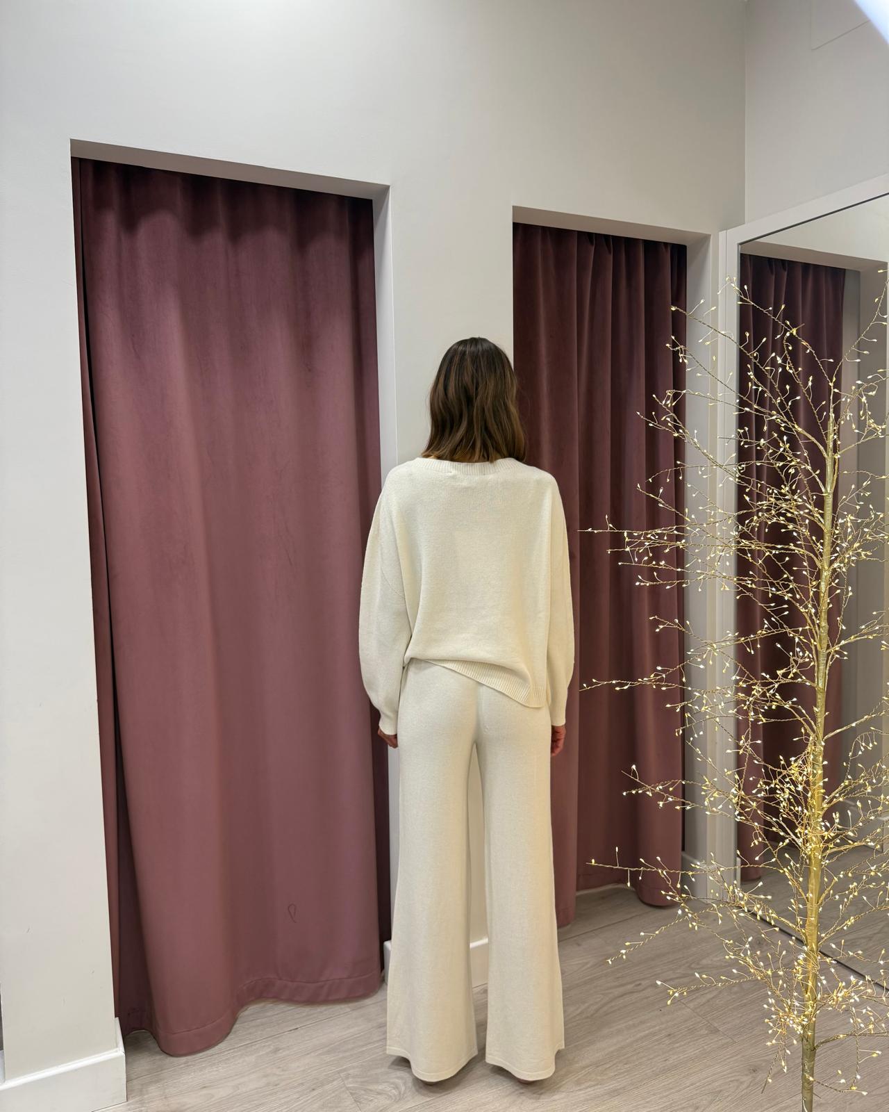 COMPLETO MAGLIA E PANTALONE HNC-P023 BURRO