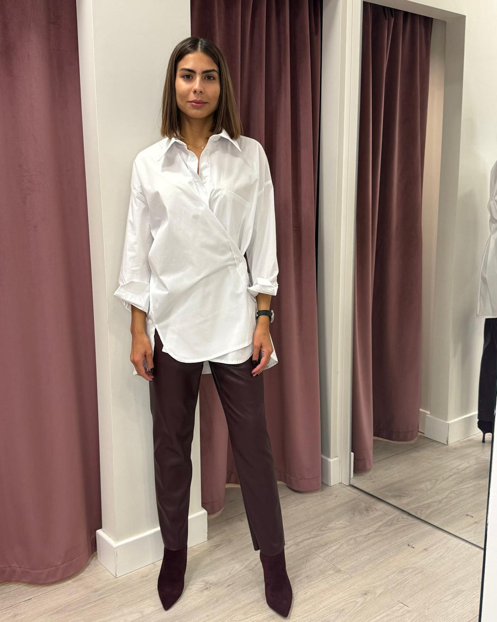 Camicia asimmetrica Tensione In – 26C1016