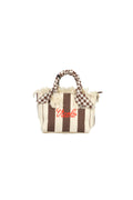 Vicolo - Borsa mini in canvas rigata Art. XAB0012