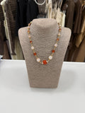 COLLANA CON PIETRE dorata/multicolor