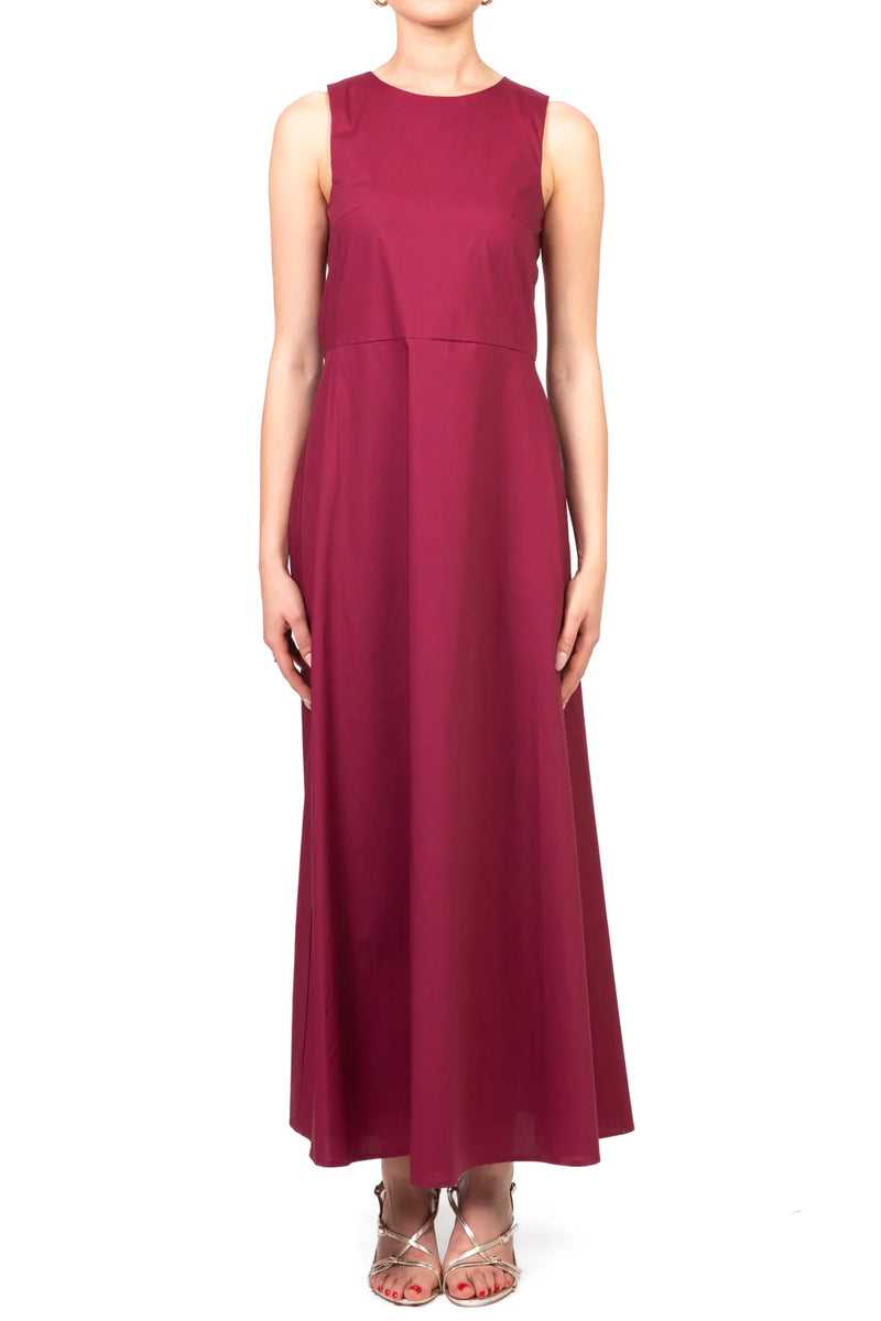 Vicolo - Abito trapezio in cotone Art. TD0650 ROSSO INDIA