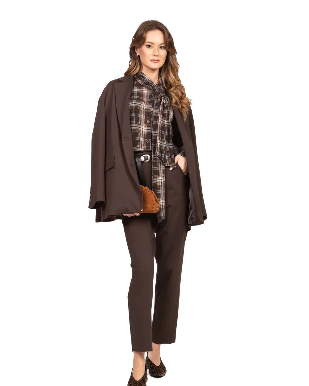 Have One - Camicia check con fiocco Art. CJK-P114