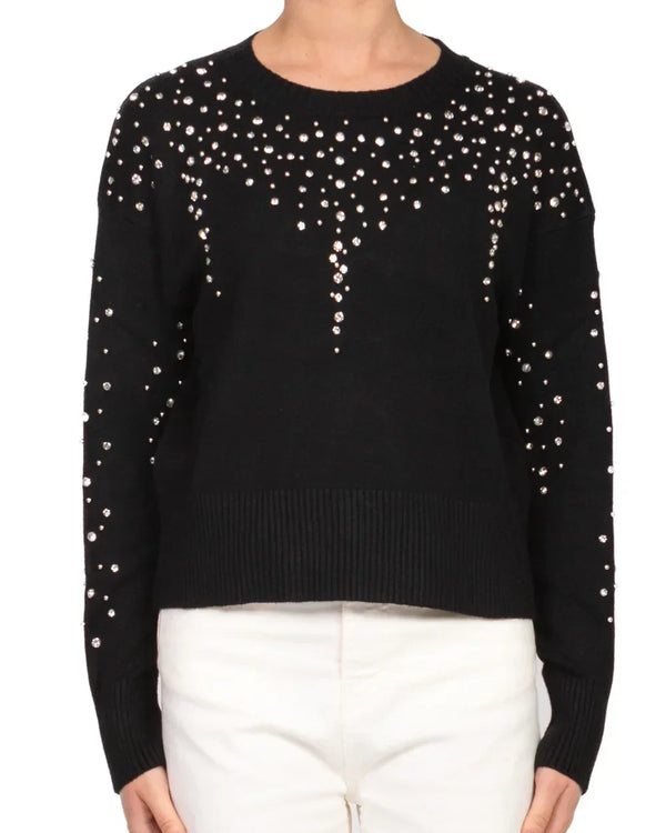 Have One - Maglia girocollo con applicazioni Art. MNC-P051