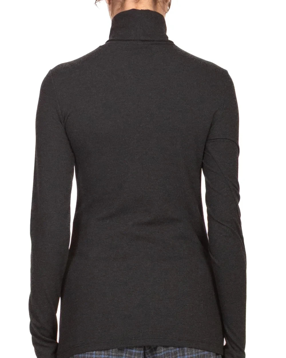 Vicolo - Maglia collo alto misto lana Art. UF0201  ANTRACITE