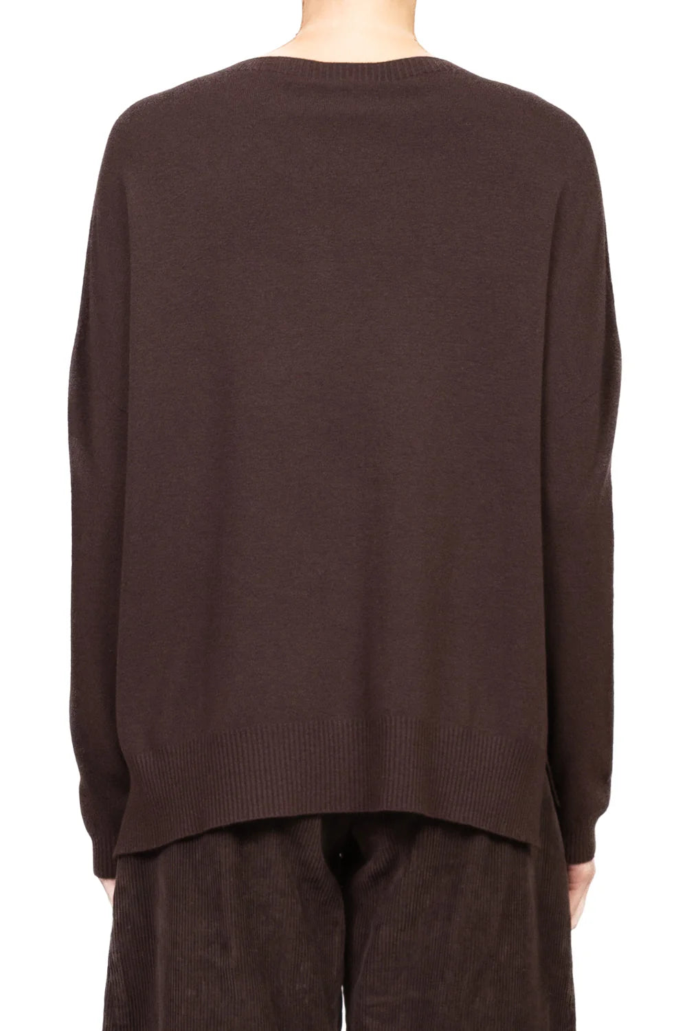 Vicolo - Maglia scollo a barca con spilla perla Art. 22228F