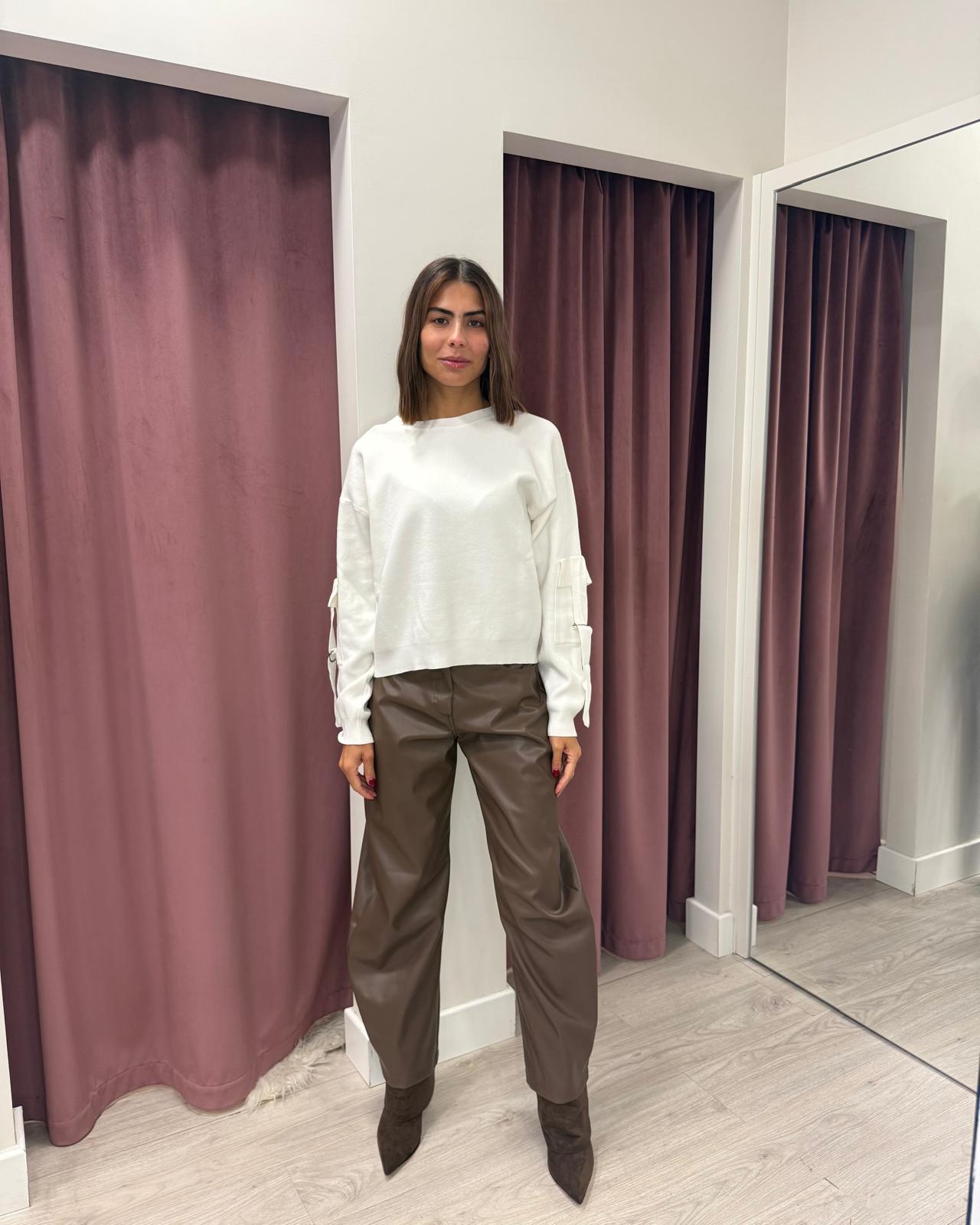 PANTALONE ECOPELLE BALOON HAVEONE