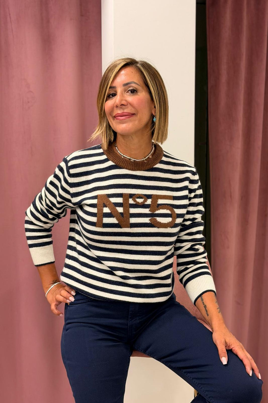 MAGLIA GIROCOLLO TE/D82444