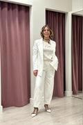 Jeans Chiara Barrel Bianco DAB5150