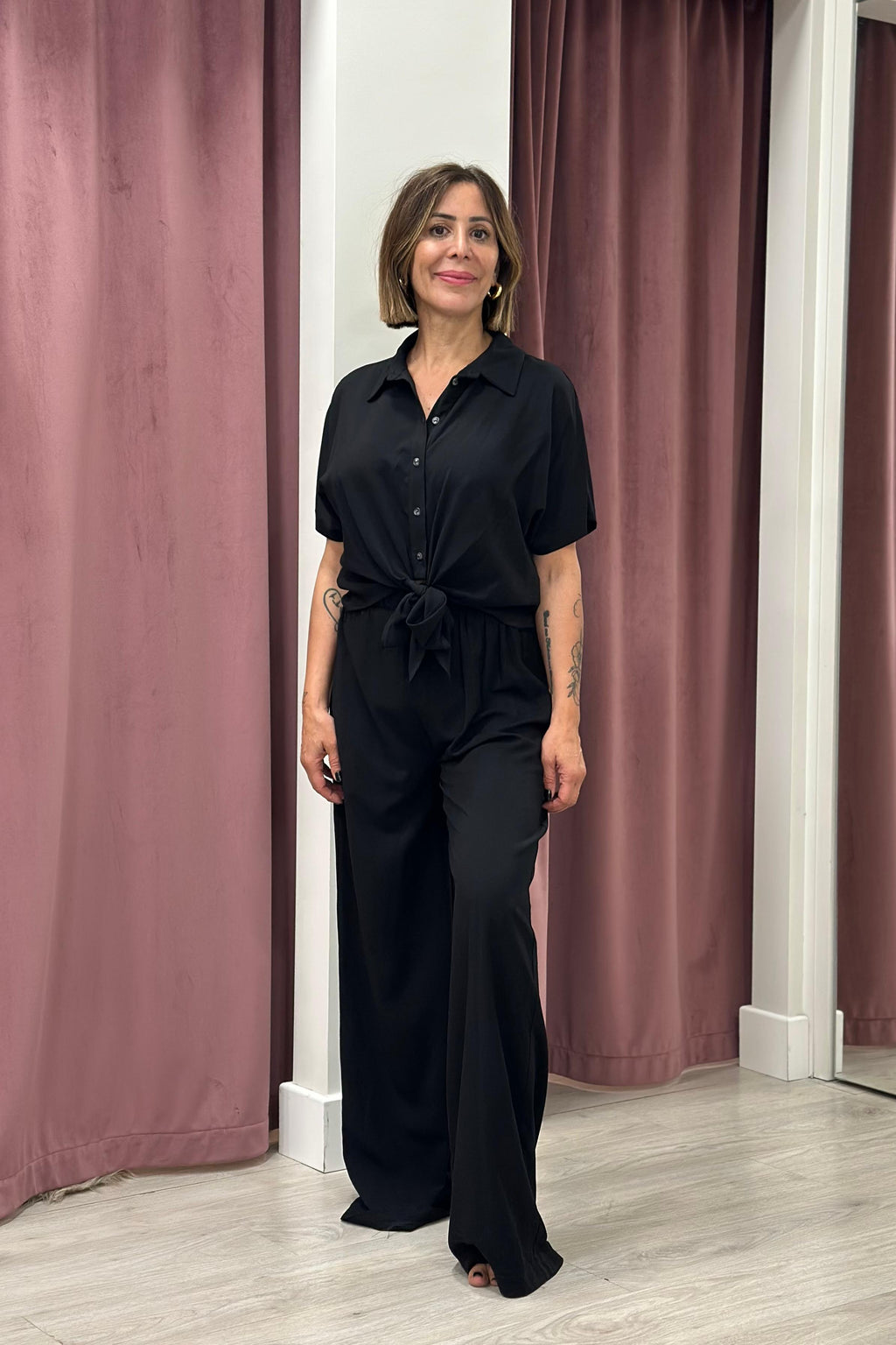 CAMICIA HAVEONE CIA-Q437 NERO