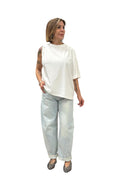 T-SHIRT BIANCA TENSIONE IN