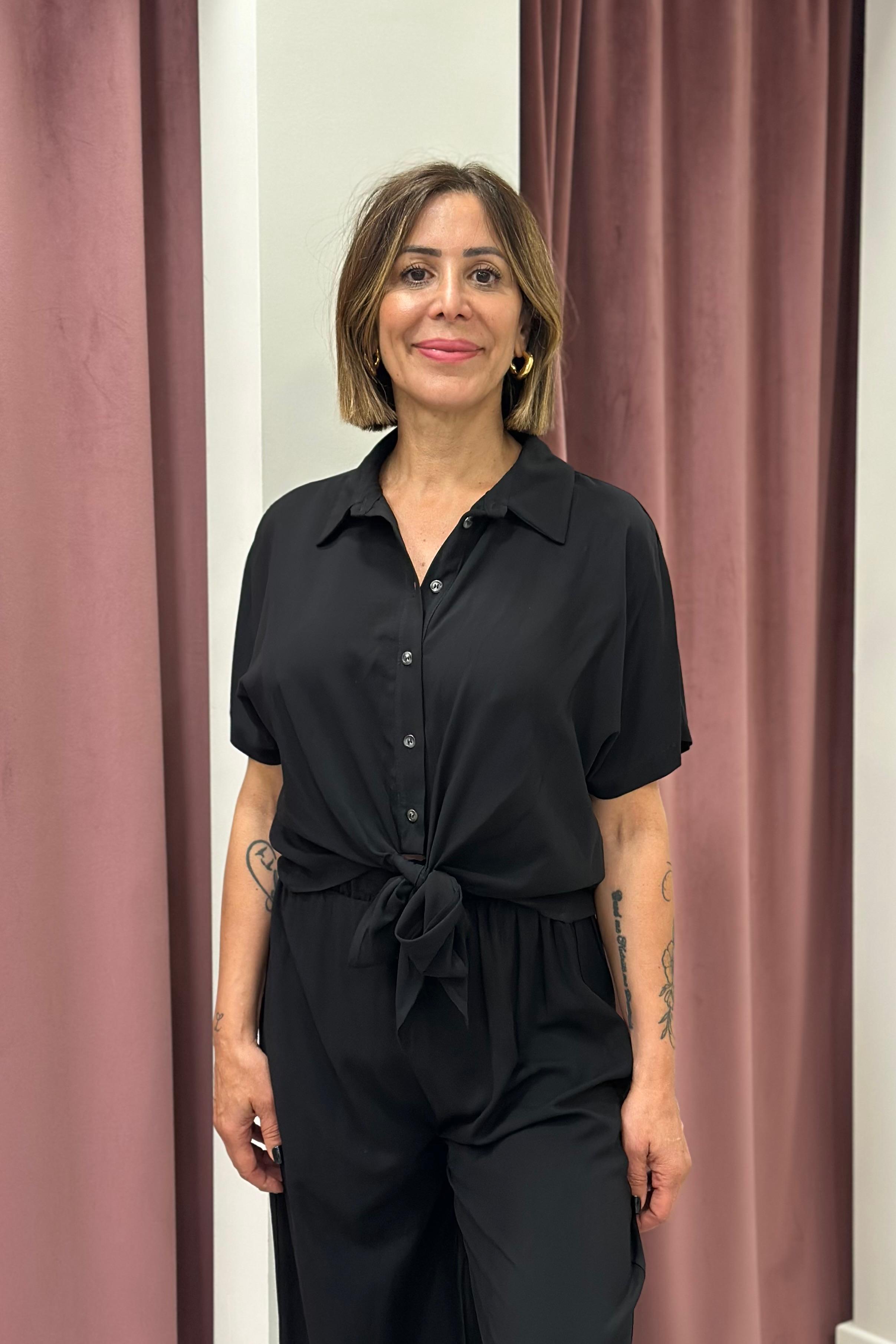 CAMICIA HAVEONE CIA-Q437 NERO