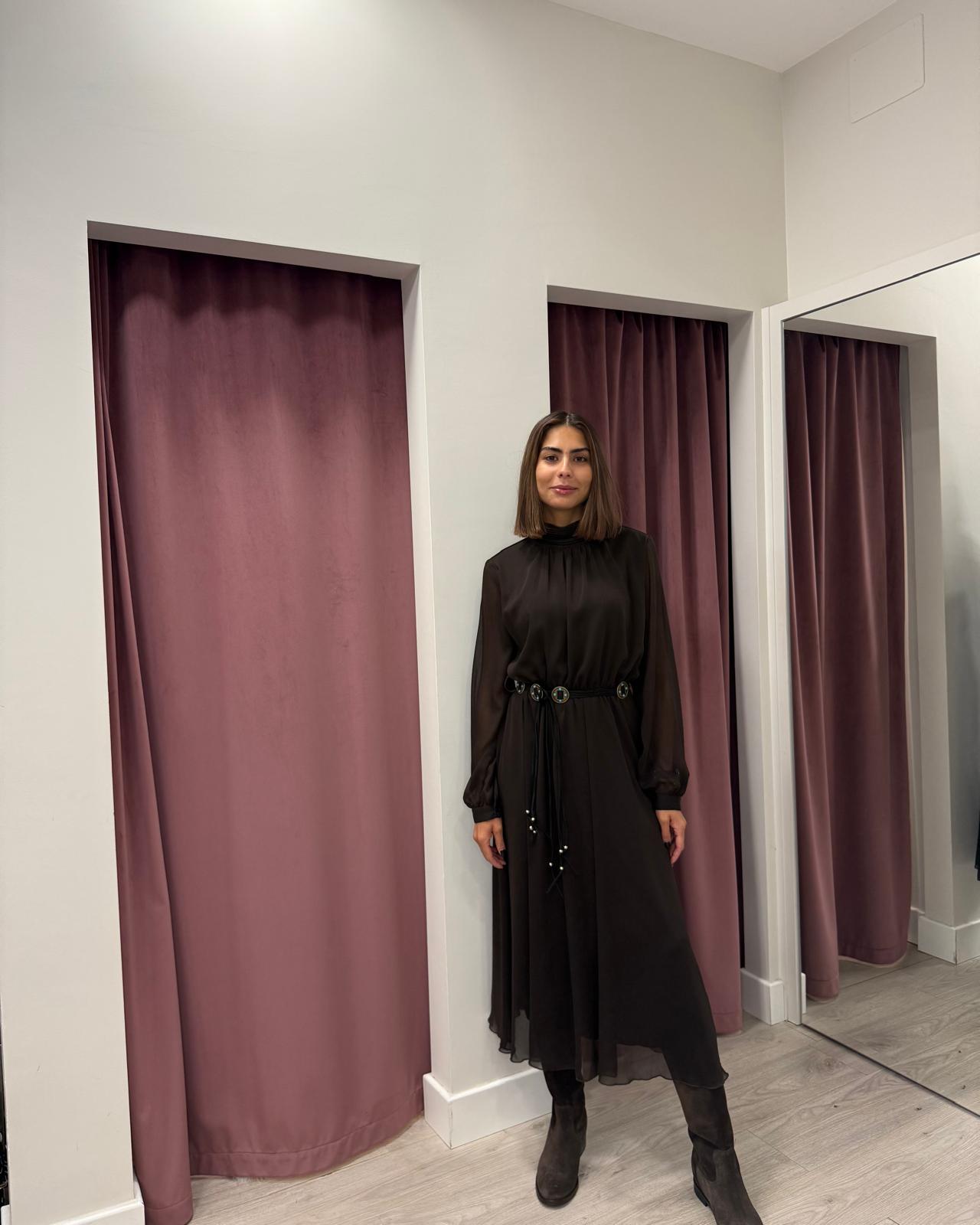 Abito lungo Tensione in 10151AT MORO