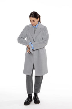 CAPPOTTO IRINA SOFT FODERATO GRIGIO