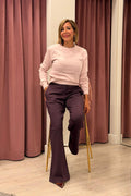 MAGLIA GIROCOLLO ROSA  TENSIONE IN TE/81026