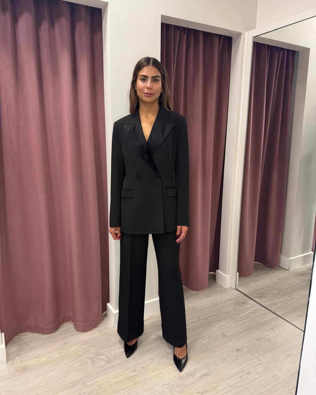 Blazer Doppiopetto un bottone TF0411 NERO