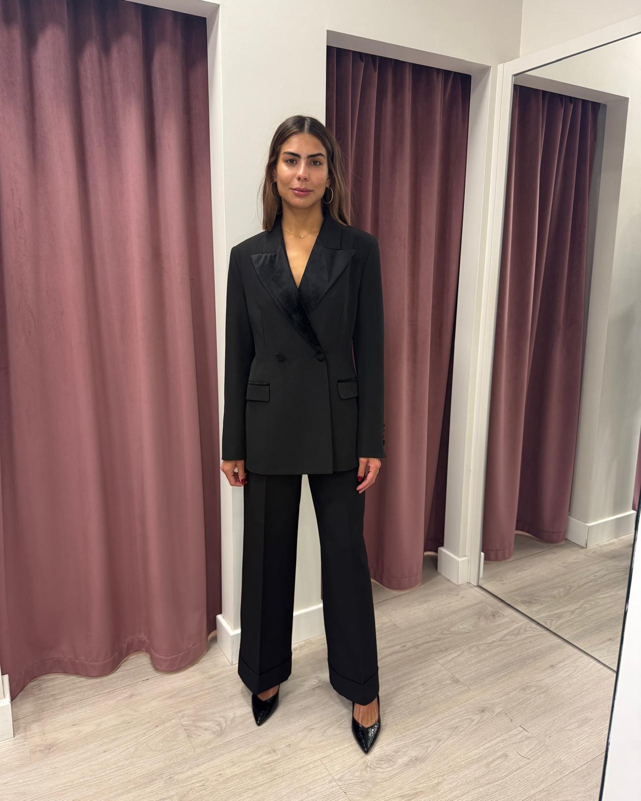 Blazer Doppiopetto un bottone TF0411 NERO