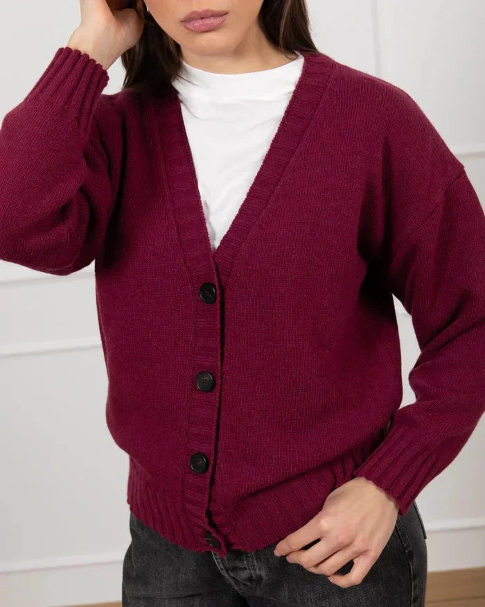 Cardigan in lana e cashmere ViCOLO 77104F