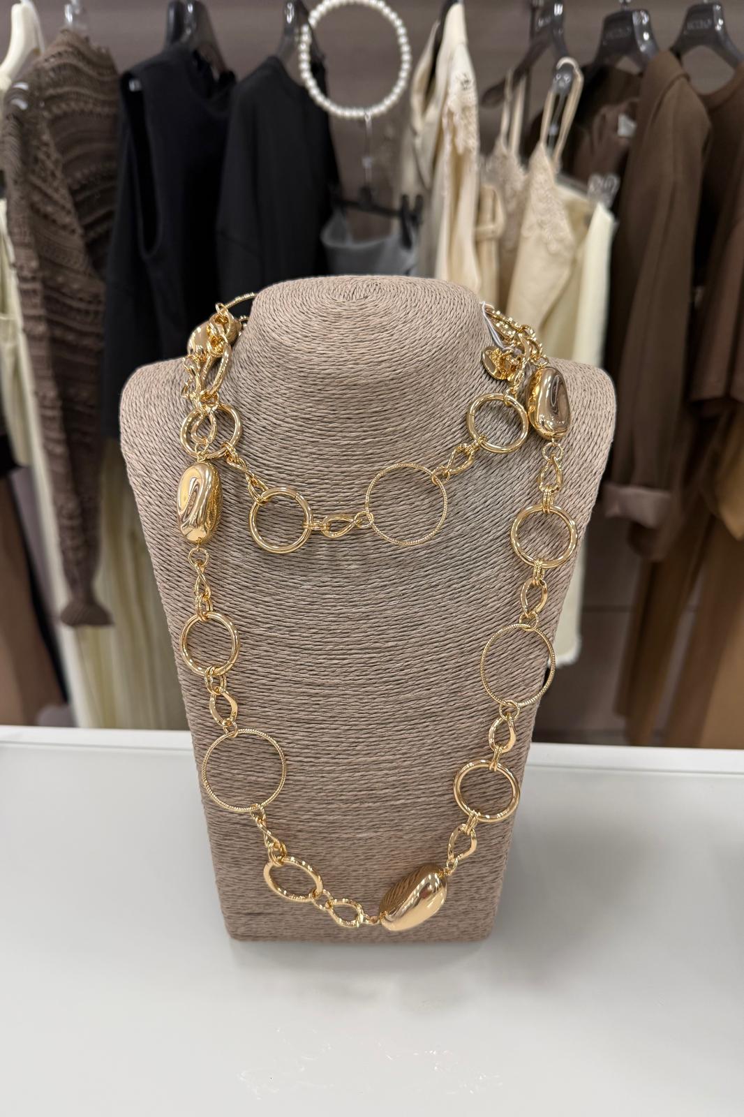COLLANA LUNGA DORATA