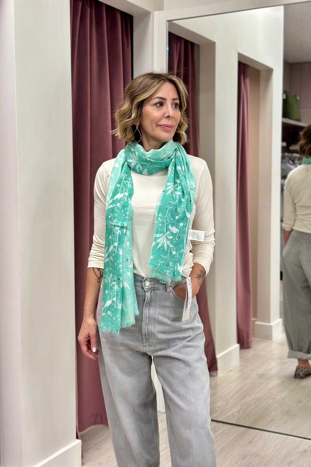 FOULARD PYAAR FLAMINGO