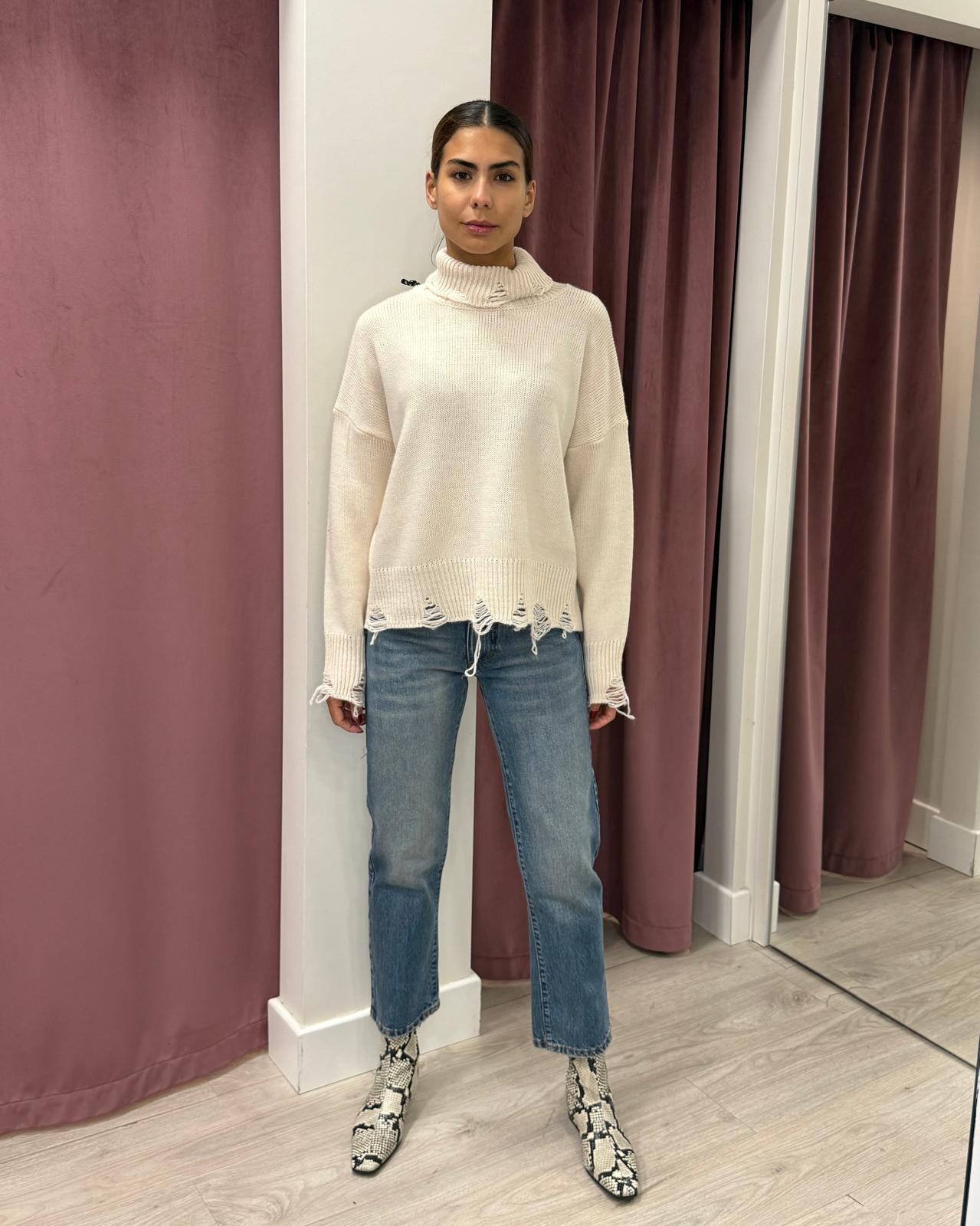 Lupetto strappi panna mfp-p183 burro