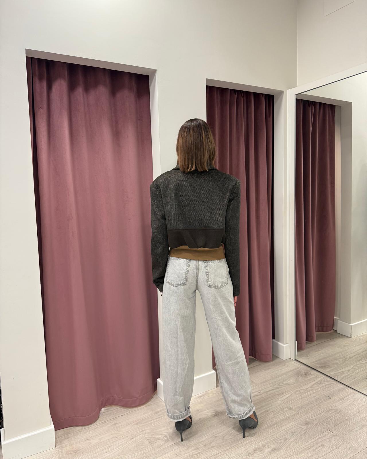 Vicolo - Giacca crop spalline imbottite Art. TF1680