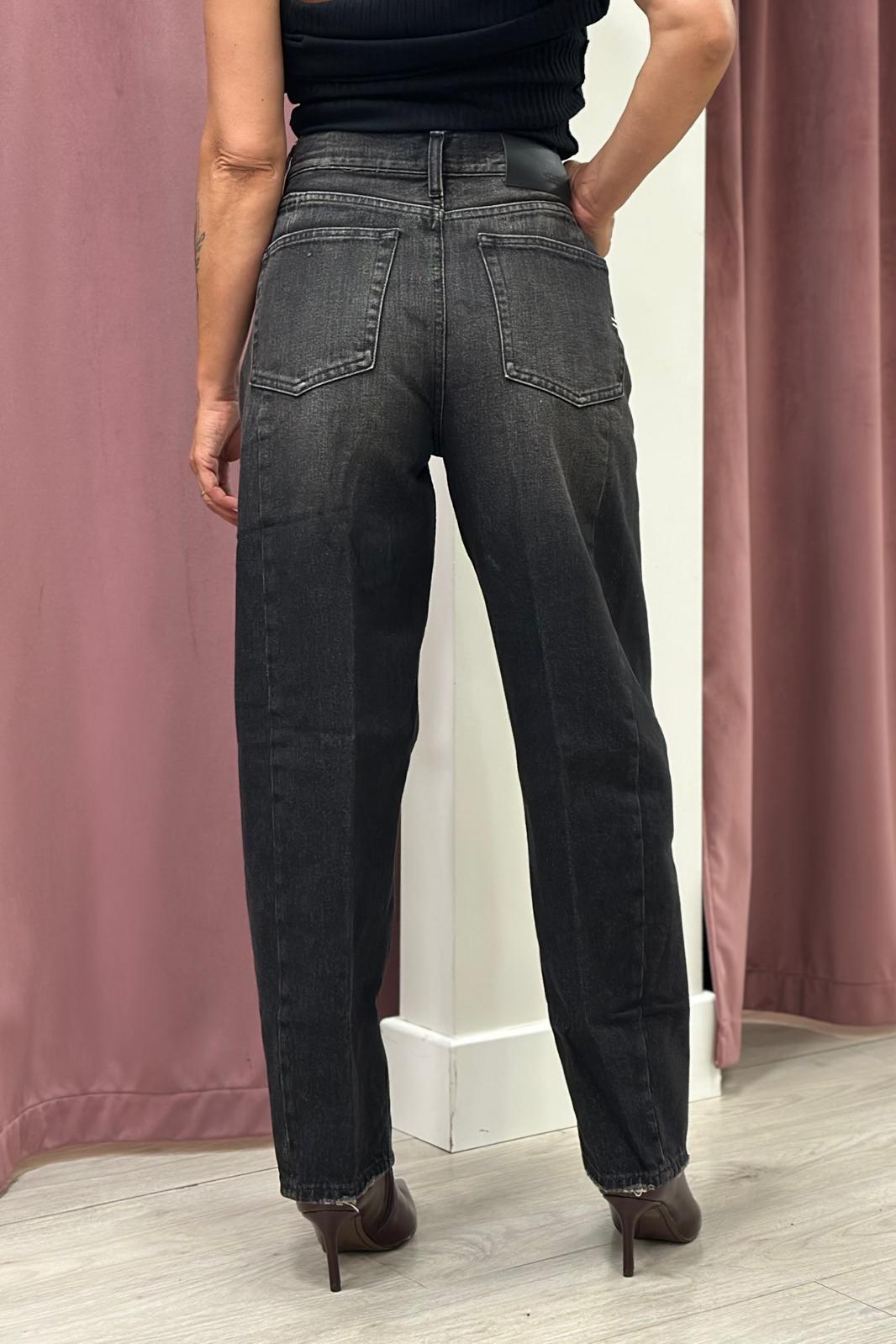 JEANS NERO BARRELL VICOLO DAC5004