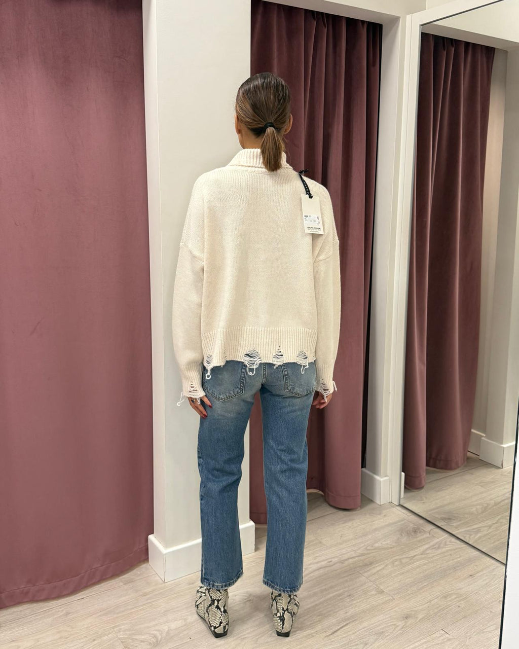 Lupetto strappi panna mfp-p183 burro