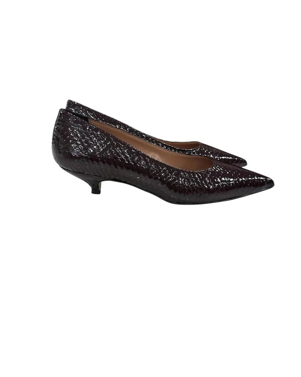 SLINGBACK DIVINE  CHIUSA PITONE BORDEAUX