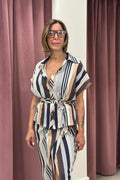 CAMICIA COULISSE RIGHE 39551