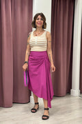 GONNA DRAPPEGGIO FUCSIA 39398