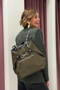 ZAINO ANITA MED URBAN CANVAS OLIVE