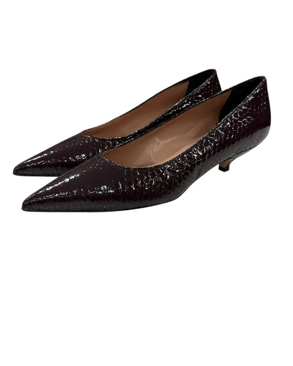 SLINGBACK DIVINE  CHIUSA PITONE BORDEAUX