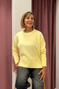 MAGLIA GIROCOLLO TENSIONE IN TE/WL7011 GIALLA
