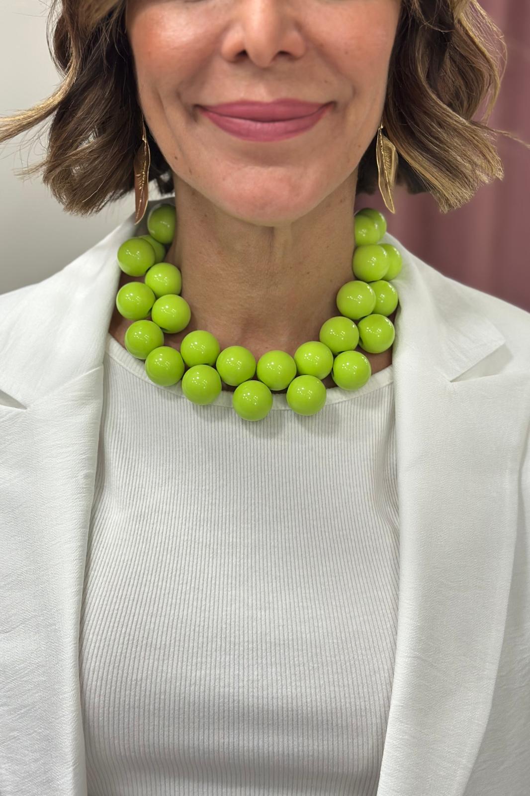 COLLANA BALLSMANIA VERDE LIME