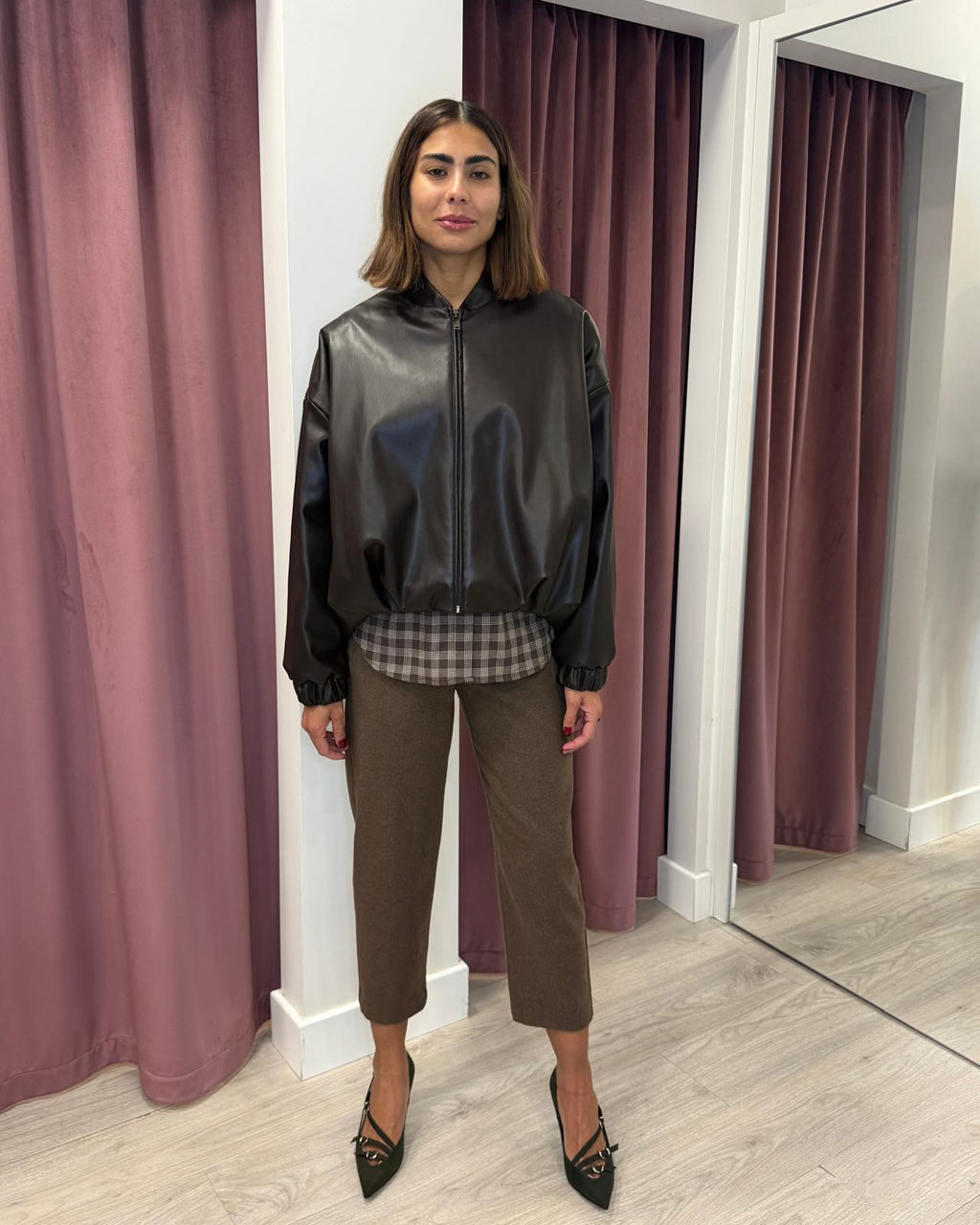 Vicolo - Bomber ecopelle Art. TF1541  MORO