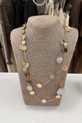 COLLANA LUNGA ORO/ARGENTO