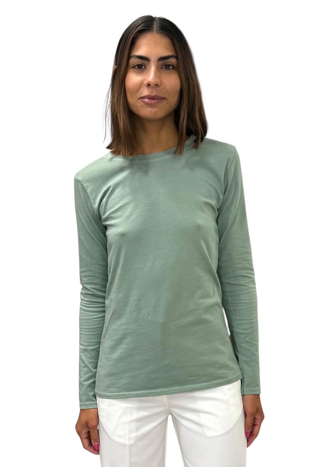 Maglia a scatola MJS-Q020 VERDE