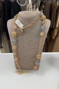 COLLANA LUNGA ARGENTO/ORO