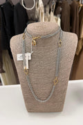 COLLANA MULTIFILI ORO/ARGENTO