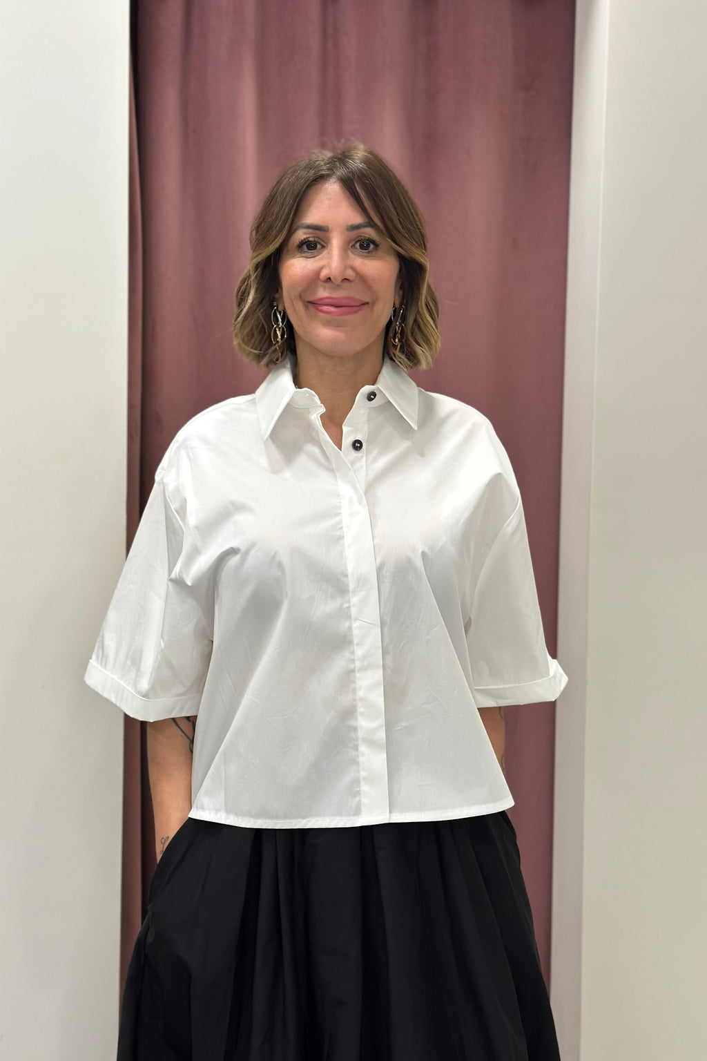 Tensione In - Camicia mezza manica Art. 26C4916 BIANCA