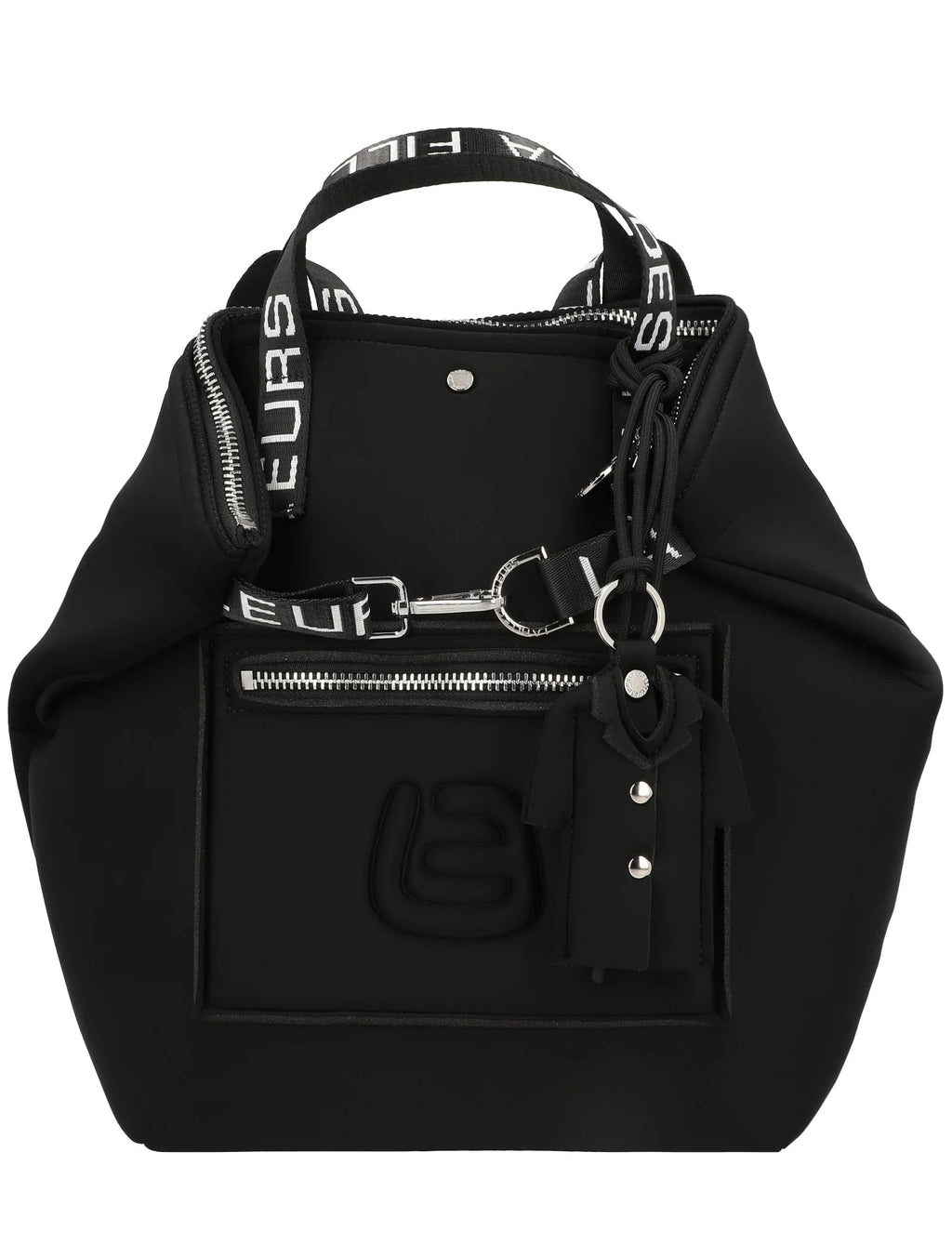 Zaino Ambre Med Tekno Fabric Black
