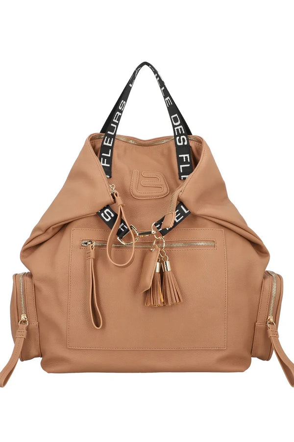 Borsa/zaino anita pocket – La FIlle des Fleurs colore HAZELNUT